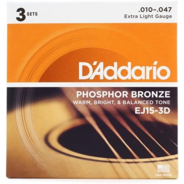 D&#039;Addario EJ15 Phosphor Bronze Extra Light Acousti #1 image