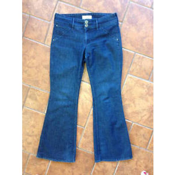 Women&#039;s HABITUAL Dark Wash Eventide Mid Rise Flare Leg Jeans Sz 30 *Awesome* #1 image