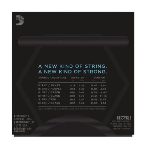 5 Pack!  D&#039;Addario NYXL NYXL1152 11-52 Electric Guitar Strings - Ships FREE U.S. #2 image