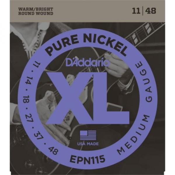 D&#039;addario Electric Guitar Strings  Pure Nickel  Medium  1 Set  EPN115 #1 image