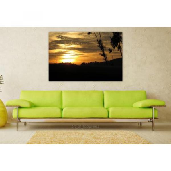 Stunning Poster Wall Art Decor Landscape Sunset Eventide 36x24 Inches #1 image