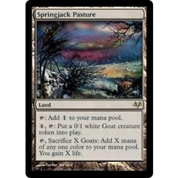 Springjack Pasture MTG Eventide Land EDH #1 image