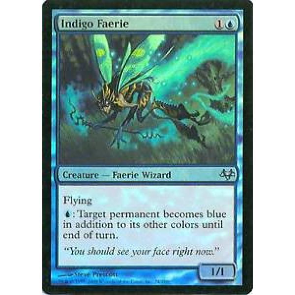 MTG - Eventide - Indigo Faerie - Foil - NM #1 image