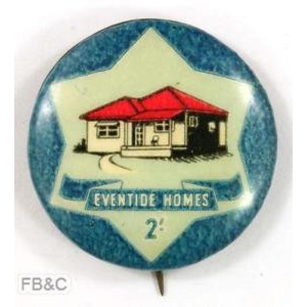 Vintage Eventide Homes 2/- Pin Badge #1 image