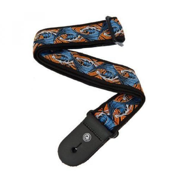 Planet Waves Al McWhite Guitar Strap  Pipeline #1 image