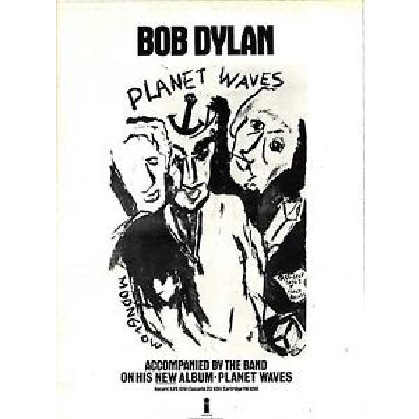 BOB DYLAN PLANET WAVES ALBUM ADVERT 15X12 #1 image