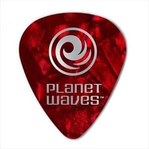 D&#039;Addario - Planet Waves Guitar Picks  25 Pack  Celluloid Red Pearl  Medium NR #1 image