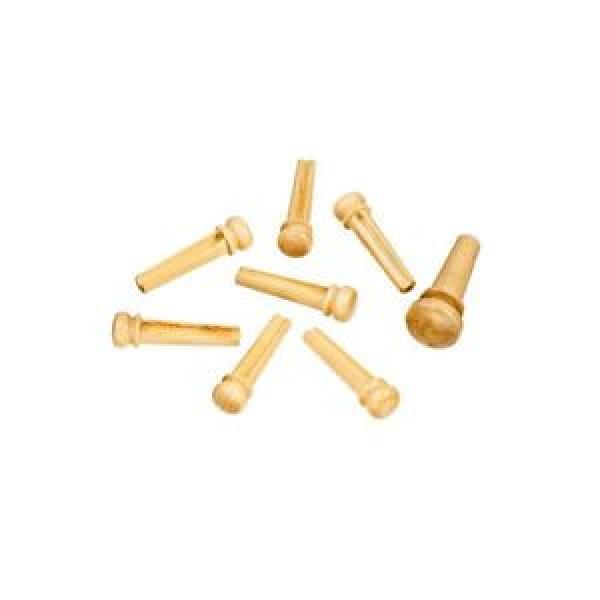 Planet Waves Boxwood Bridge &amp; End Pins For Acoustic Guitar - PWPS6 #1 image