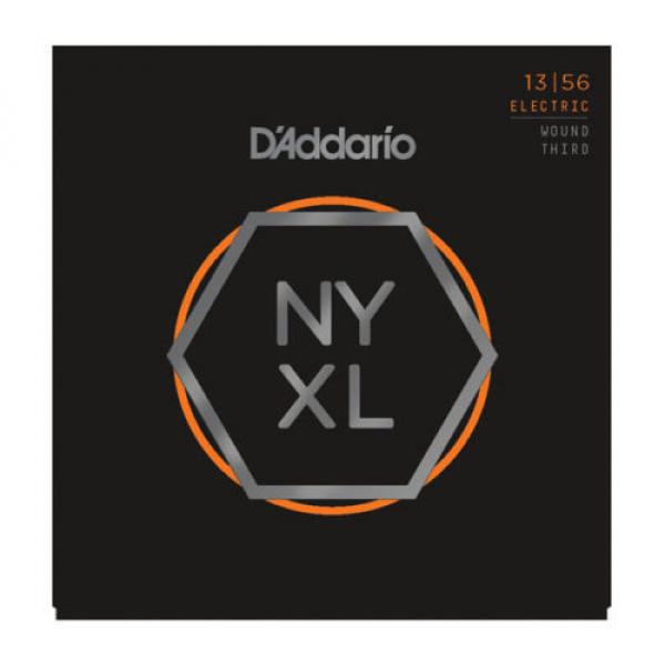 D&#039;ADDARIO NYXL 13-56 Wound 3rd MEDIUM ELECTRIC GUITAR STRING SET NYXL1356W #1 image