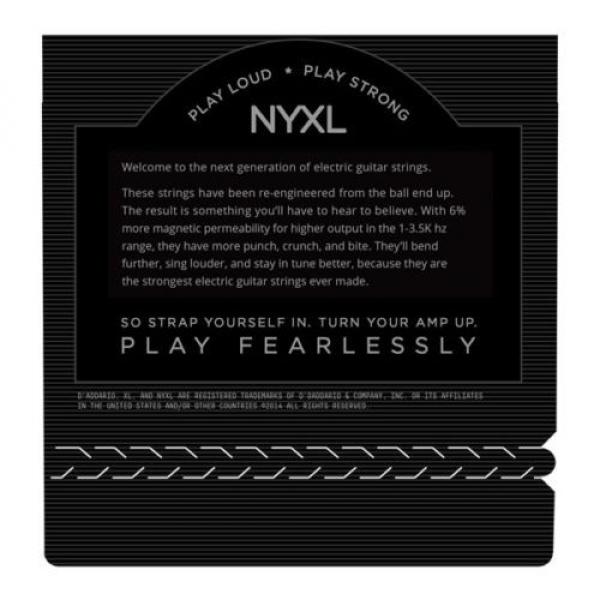 D&#039;ADDARIO NYXL 13-56 Wound 3rd MEDIUM ELECTRIC GUITAR STRING SET NYXL1356W #4 image