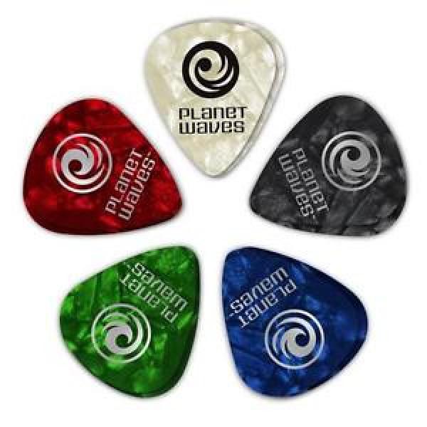 Planet Waves Assorted Pearl Celluloid Guitar Picks, 10 pack, Light, 1CAP2-10 #1 image