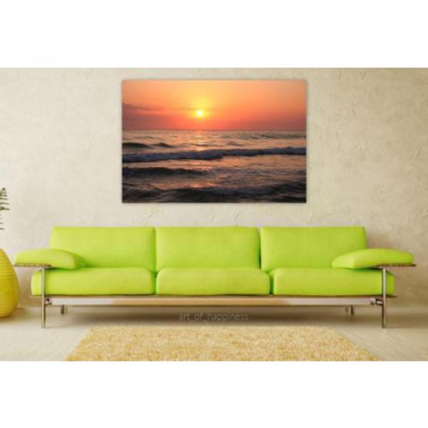 Stunning Poster Wall Art Decor Eventide Sol Mar Sunset Waves 36x24 Inches #1 image