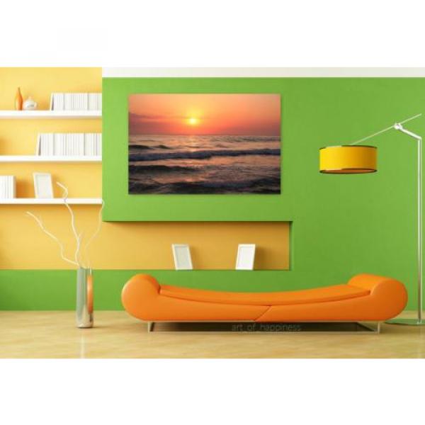 Stunning Poster Wall Art Decor Eventide Sol Mar Sunset Waves 36x24 Inches #4 image