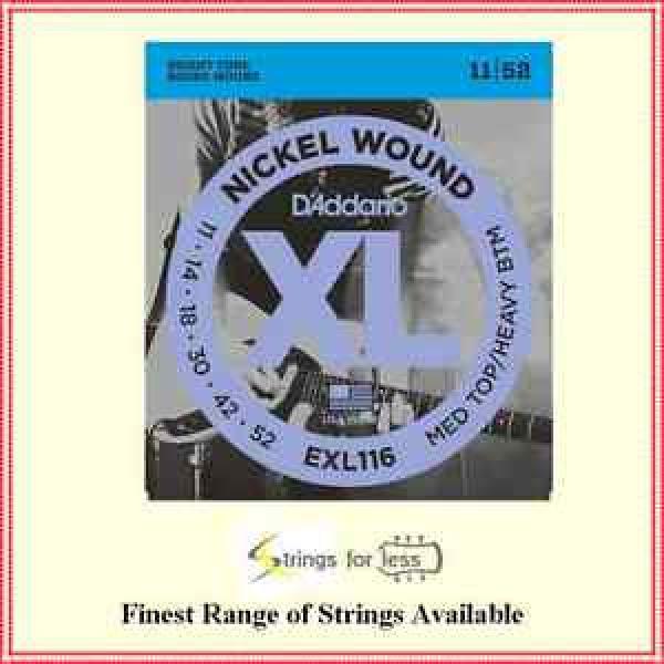 D&#039;Addario EXL116 - Nickel Wound Electric Guitar Strings, 11 - 52  EXL 116 XL #1 image