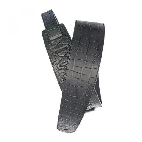 Planet Waves 25ALI-01 Alligator Leather Acoustic Guitar Strap #1 image