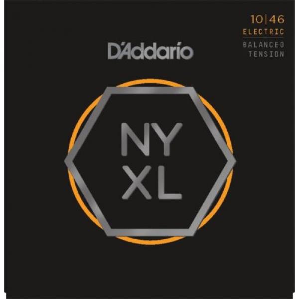 10 Sets D&#039;Addario NYXL 1046BT Regular Light Balanced Tension 10-46 NYXL1046BT #1 image