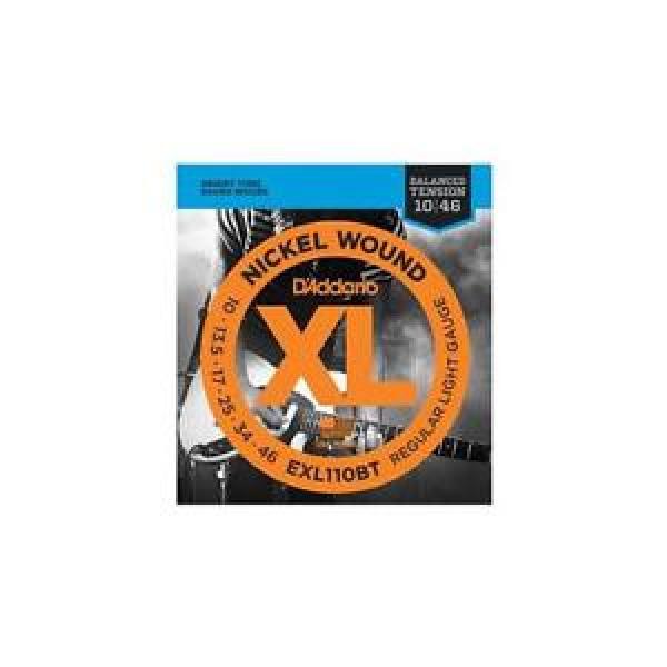 D&#039;Addario EXL110BT Balanced Tension Electric Guitar Strings Light Gauge 10-46 #1 image