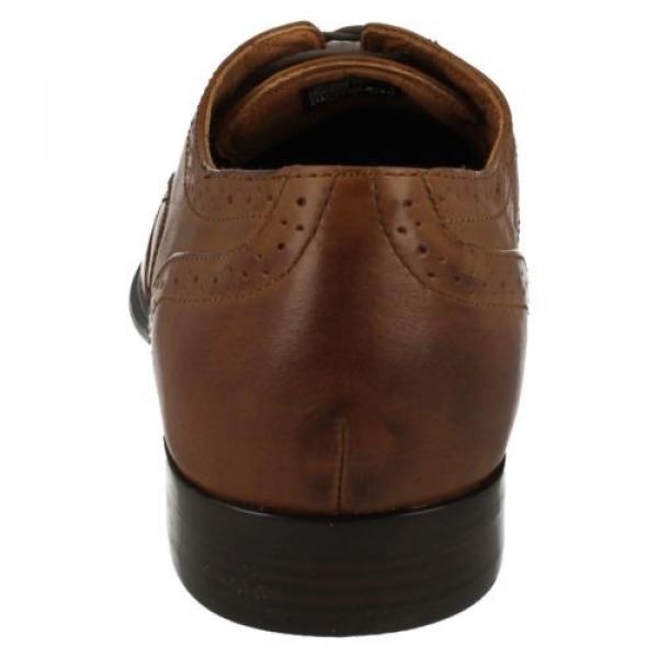 Mens Mark Nason for Skechers Cognac Memory Foam Lace Up Brogue Shoes EVENTIDE #4 image