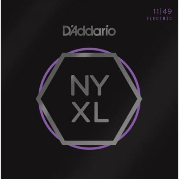 D&#039;Addario NYXL Nickel Wound Electric Guitar Strings. Gauge: 11-49 #1 image