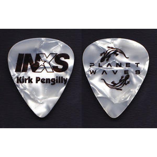 INXS Kirk Pengilly White Pearl Guitar Pick - 2007 Switch Tour #1 image