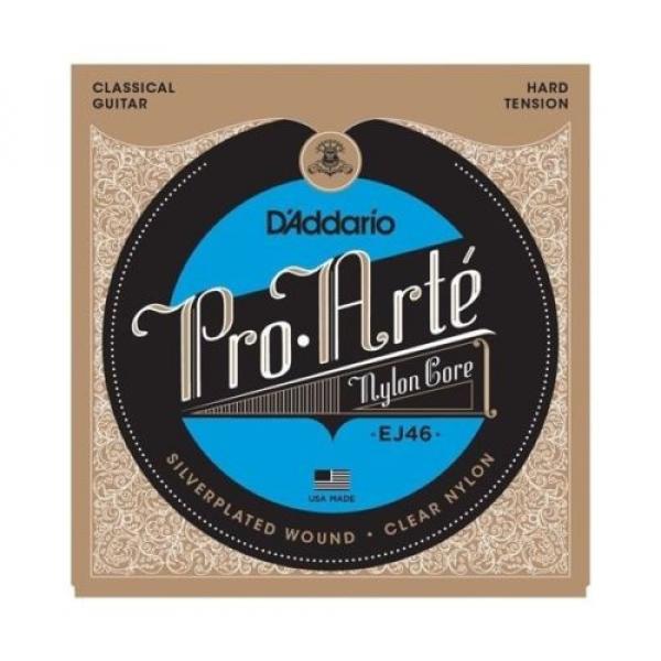 5 SETS D&#039;ADDARIO EJ46 PRO-ARTE CLASSICAL NYLON GUITAR STRINGS HARD TENSION #1 image