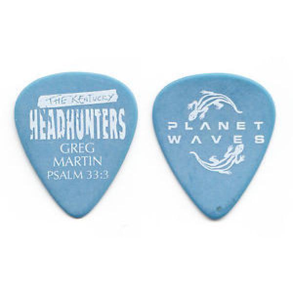 The Kentucky Headhunters Greg Martin Signature Blue Guitar Pick - 1990s Tours #1 image