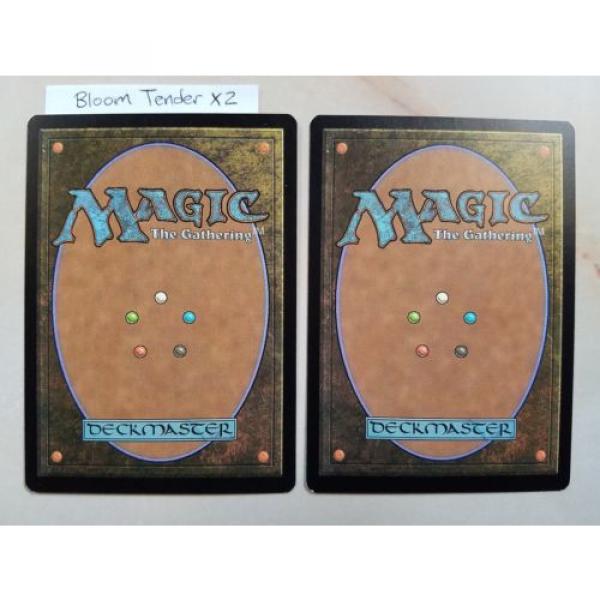 2 BLOOM TENDER EVENTIDE GREEN CREATURE ELF TWO CARDS MAGIC THE GATHERING MTG LOT #2 image