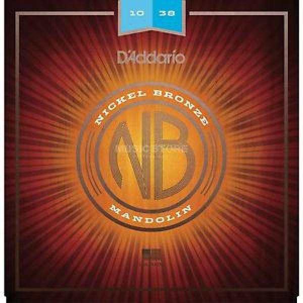 D&#039;Addario NBM1038 Nickel Bronze Mandolin Strings 10-38 #1 image