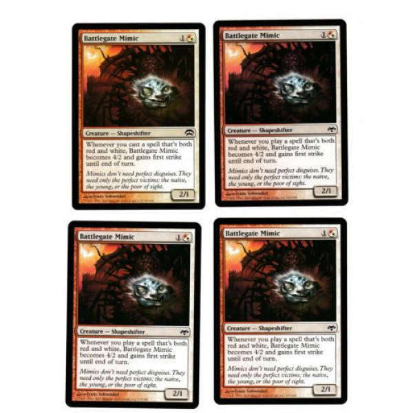 4x Battlegate Mimic EX Eventide Mtg Magic Commander EDH 4x x4 #1 image