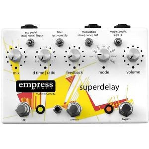 USED EMPRESS EFFECTS SUPERDELAY GUITAR EFFECTS PEDAL w/ FREE CABLE 0$ US SHIP #1 image