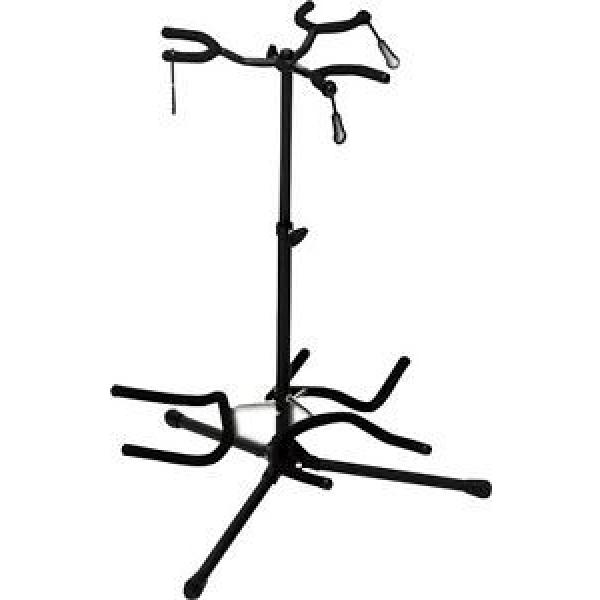 L.A Stands Tubular Triple Guitar stand Holds 3 electric bass or acoustic Guitars #1 image