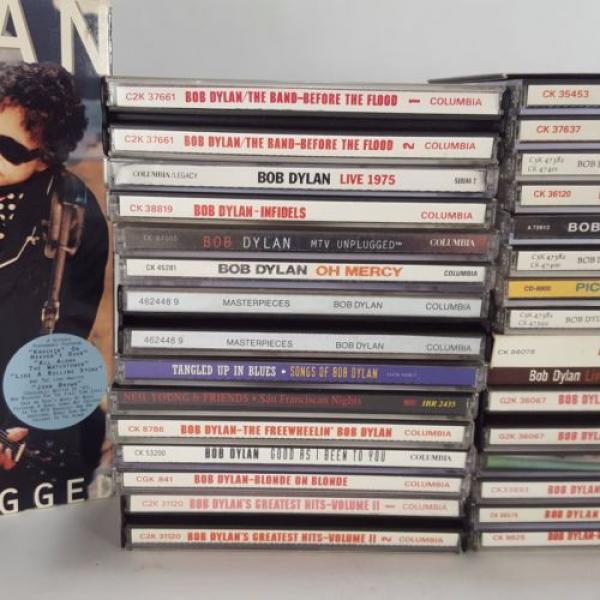 Bob Dylan 41 CD Collection Lot CDs + Unplugged VHS Huge Biograph #2 image