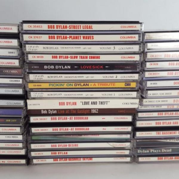 Bob Dylan 41 CD Collection Lot CDs + Unplugged VHS Huge Biograph #3 image