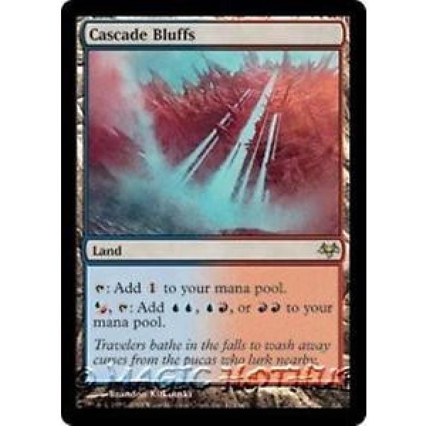 CASCADE BLUFFS Eventide MTG Land RARE #1 image