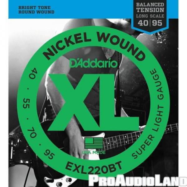 D&#039;Addario EXL220BT SET BASS BAL XL 40-95 LONG Electric Bass strings #1 image