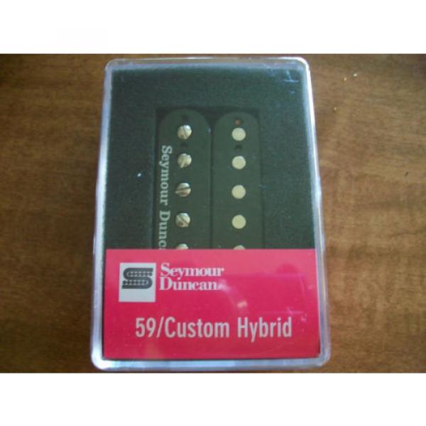 SEYMOUR DUNCAN SH-16 59/CUSTOM HYBRID HUMBUCKER PICKUP BLACK NEW (11102-86-B) #1 image