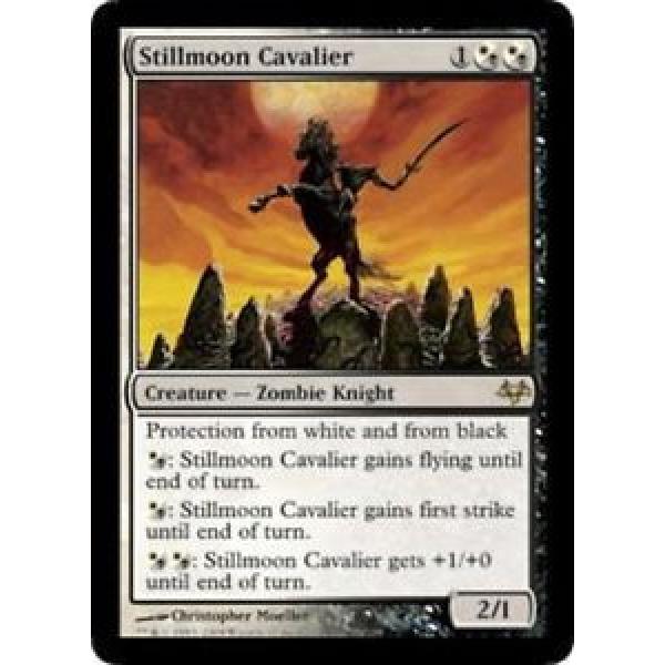 MTG 1x Near Mint, T-Chinese Stillmoon Cavalier Eventide Magic #1 image