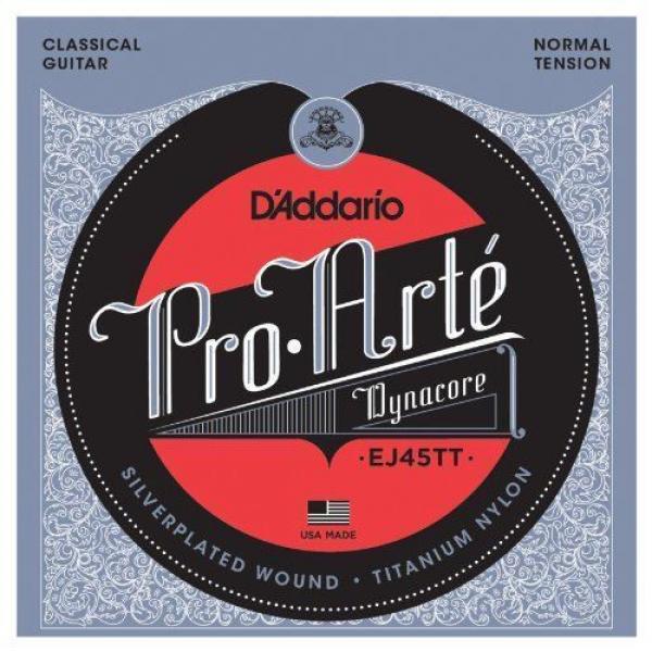 D&#039;Addario EJ45TT ProArte DynaCore Classical Guitar Strings, Titanium Trebles, No #1 image