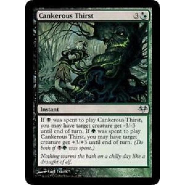 MTG 2x  Cankerous Thirst - Foil NM-Mint Eventide - Foil English #1 image