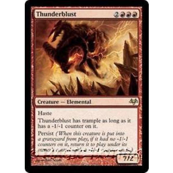 THUNDERBLUST Eventide MTG Red Creature — Elemental RARE #1 image