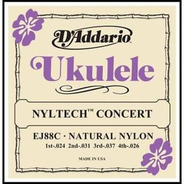 D&#039;Addario EJ88C Nyltech Concert Ukulele Strings Concert Uke Standard Tuning Set #1 image