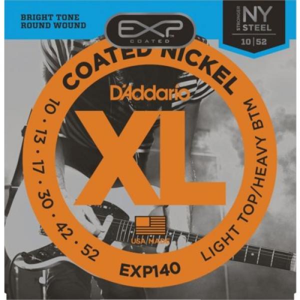 D&#039;Addario EXP140 Coated Nickel Plated Steel Light Top/H... (10-pack) Value Bundl #2 image