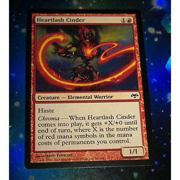 4 x MTG Card - Heartlash Cinder -  Eventide 1st class postage #1 image