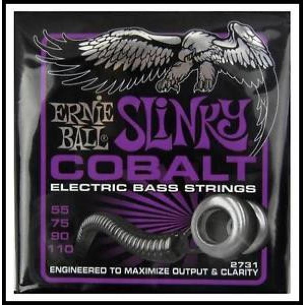 Ernie Ball 2731 Power Cobalt Electric Bass Guitar Strings 55 - 110 EB 2731 New #1 image