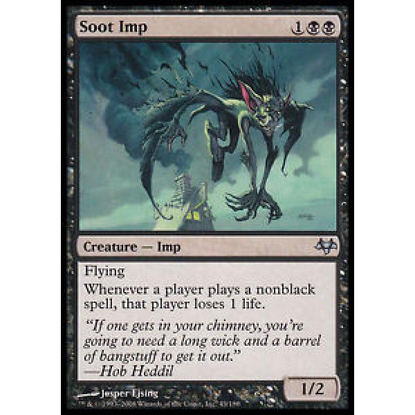 MTG Soot Imp x4 Eventide ENGLISH LP Uncommon Black #1 image