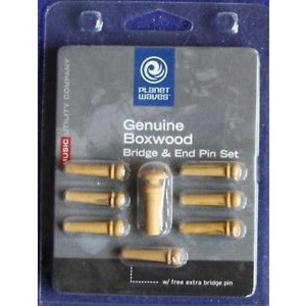 Set of Genuine Boxwood Bridgepins, Better Sound Quality, PWPS6 #1 image