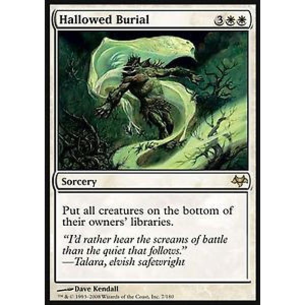 Hallowed Burial MP Eventide MTG Magic Cards White Rare RB248 #1 image