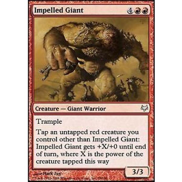 Impelled Giant  EX/NM x4  Eventide MTG Magic Cards Red Uncommon #1 image