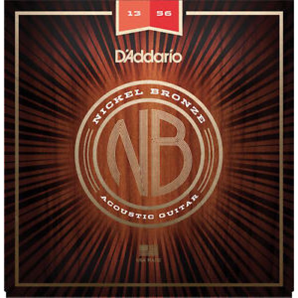 D’Addario Medium Nickel Bronze Acoustic Guitar Strings #1 image