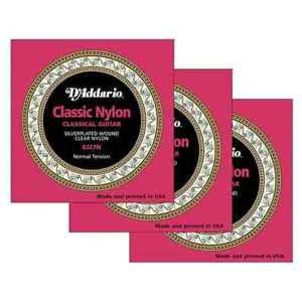 D&#039;Addario EJ27N Classical Nylon Guitar Strings. (3 sets) Gauge: Normal #1 image